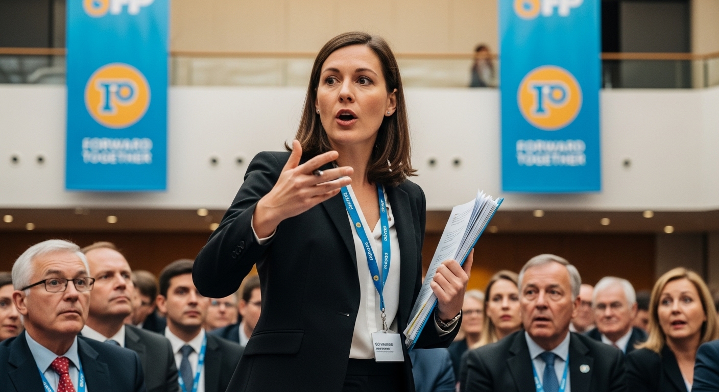 Chp Kongresinde Gizemli Kadın