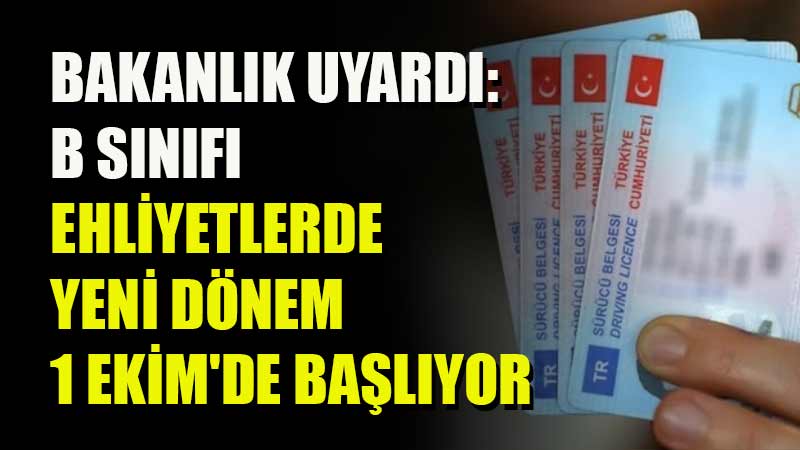 Ehliyette Yeni Dönem