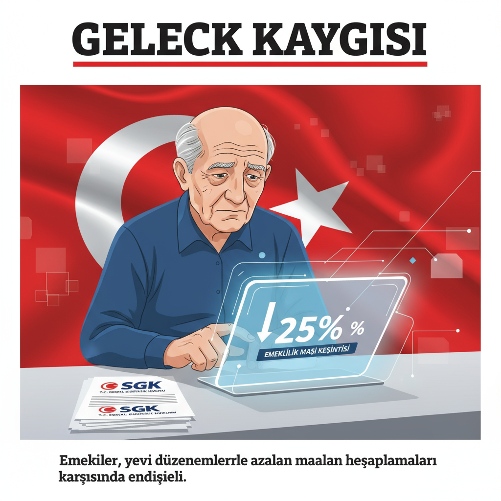 Emeklilerin Maaşından Yüzde 25 Kesinti
