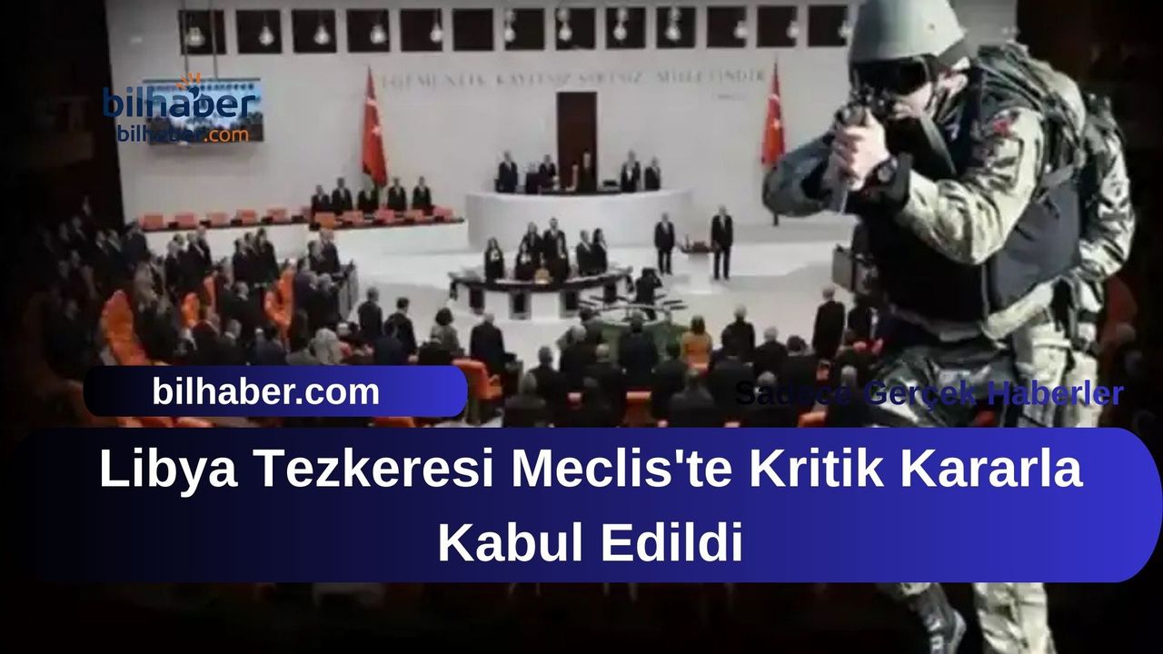 Libya Tezkeresi Meclis'te Kritik Kararla Kabul Edildi
