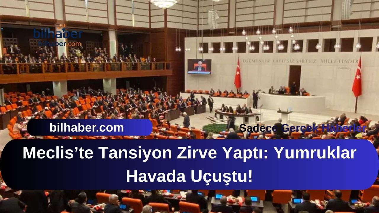 Meclis’te Tansiyon Zirve Yaptı: Yumruklar Havada Uçuştu!