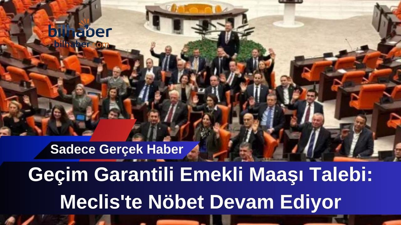 Geçim Garantili Emekli Maaşı Talebi: Meclis'te Nöbet Devam Ediyor