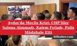 Aydın’da Meclis Krizi: CHP’liler Salona Alınmadı, Kalem Fırladı, Polis Müdahale Etti