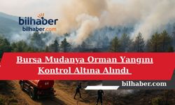 Bursa Mudanya Orman Yangını Kontrol Altına Alındı Ekiplerin Havadan ve Karadan Mücadelesi ile Felaket Önlendi