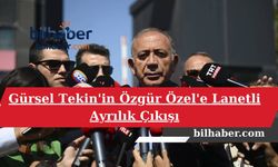 Gürsel Tekin'in Özgür Özel'e Lanetli Ayrılık Çıkışı