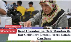 Kent Lokantası ve Halk Mandıra ile Dar Gelirlilere Destek, Yerel Esnafa Can Suyu