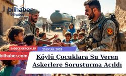Köylü Çocuklara Su Veren Askerlere Soruşturma Açıldı