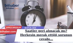 Saatler Geri Alınacak mı? Türkiye'de 2025 Yanıtı Belli Oldu