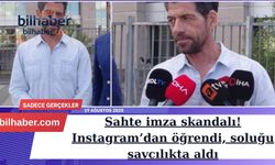 Sahte imza skandalı! Instagram’dan öğrendi, soluğu savcılıkta aldı