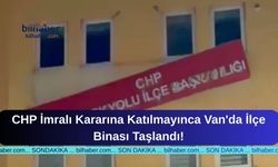 CHP İmralı Kararına Katılmayınca Van'da İlçe Binası Taşlandı!