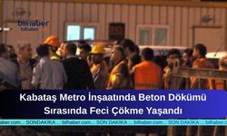 Kabataş Metro İnşaatında Beton Dökümü Sırasında Feci Çökme Yaşandı