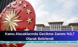 Kamu Alacaklarında Gecikme Zammı %3,7 Olarak Belirlendi