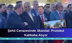 Şehit Cenazesinde Skandal: Protokol Kahkaha Atıyor