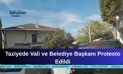 Taziyede Vali ve Belediye Başkanı Protesto Edildi