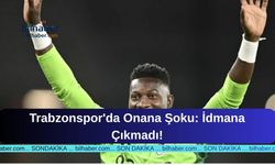 Trabzonspor'da Onana Şoku: İdmana Çıkmadı!