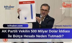 AK Partili Vekilin 500 Milyar Dolar İddiası İle Bütçe Hesabı Neden Tutmadı?