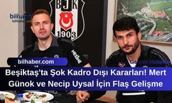 Beşiktaş'ta Şok Kadro Dışı Kararları! Mert Günok ve Necip Uysal İçin Flaş Gelişme