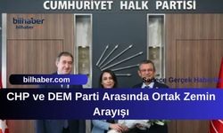 CHP ve DEM Parti Arasında Ortak Zemin Arayışı