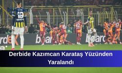 Derbide Kazımcan Karataş Yüzünden Yaralandı