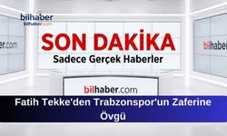 Fatih Tekke'den Trabzonspor'un Zaferine Övgü