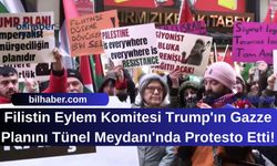 Filistin Eylem Komitesi Trump'ın Gazze Planını Tünel Meydanı'nda Protesto Etti!