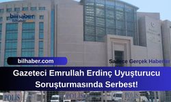 Gazeteci Emrullah Erdinç Uyuşturucu Soruşturmasında Serbest!