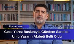 Gece Yarısı Baskınıyla Gündem Sarsıldı: Ünlü Yazarın Akıbeti Belli Oldu