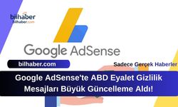 Google AdSense'te ABD Eyalet Gizlilik Mesajları Büyük Güncelleme Aldı!