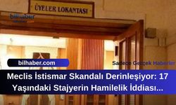 Meclis İstismar Skandalı Derinleşiyor: 17 Yaşındaki Stajyerin Hamilelik İddiası Ortaya Çıktı