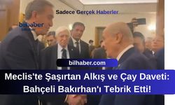 Meclis'te Şaşırtan Alkış ve Çay Daveti: Bahçeli Bakırhan'ı Tebrik Etti!