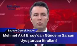 Mehmet Akif Ersoy'dan Gündemi Sarsan Uyuşturucu İtirafları!