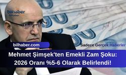 Mehmet Şimşek'ten Emekli Zam Şoku: 2026 Oranı %5-6 Olarak Belirlendi!