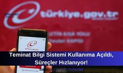 Teminat Bilgi Sistemi Kullanıma Açıldı, Süreçler Hızlanıyor!