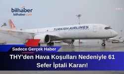 THY'den Hava Koşulları Nedeniyle 61 Sefer İptali Kararı!