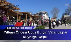 Yılbaşı Öncesi Ucuz Et İçin Vatandaşlar Kuyruğa Koştu!