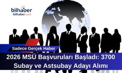 2026 MSÜ Başvuruları Başladı: 3700 Subay ve Astsubay Adayı Alımı