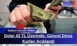 Dolar 43 TL Üzerinde: Güncel Döviz Kurları Açıklandı
