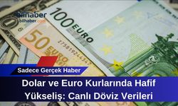 Dolar ve Euro Kurlarında Hafif Yükseliş: Canlı Döviz Verileri