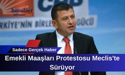 Emekli Maaşları Protestosu Meclis'te Sürüyor