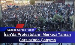 İran'da Protestoların Merkezi Tahran Çarşısı'nda Çatışma