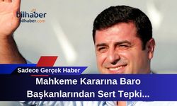 Mahkeme Kararına Baro Başkanlarından Sert Tepki: İfade Özgürlüğü Tartışması