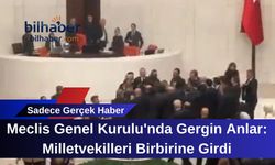 Meclis Genel Kurulu'nda Gergin Anlar: Milletvekilleri Birbirine Girdi