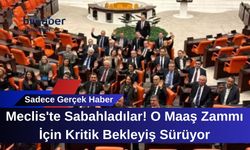 Meclis'te Sabahladılar! O Maaş Zammı İçin Kritik Bekleyiş Sürüyor