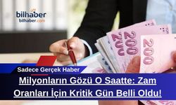 Milyonların Gözü O Saatte: Zam Oranları İçin Kritik Gün Belli Oldu!