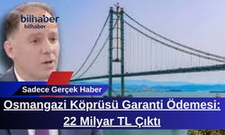 Osmangazi Köprüsü Garanti Ödemesi: 22 Milyar TL Çıktı
