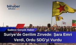 Suriye'de Gerilim Zirvede: Şara Emri Verdi, Ordu SDG'yi Vurdu