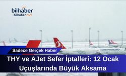 THY ve AJet Sefer İptalleri: 12 Ocak Uçuşlarında Büyük Aksama