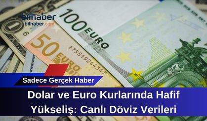 Dolar ve Euro Kurlarında Hafif Yükseliş: Canlı Döviz Verileri