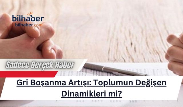 Gri Boşanma Artışı: Toplumun Değişen Dinamikleri mi?