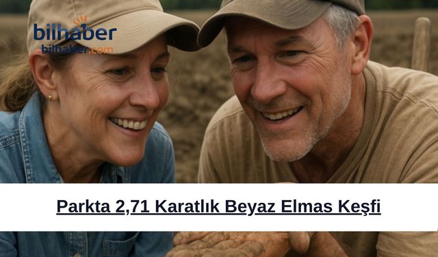 Parkta 2,71 Karatlık Beyaz Elmas Keşfi